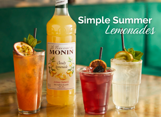 Simple Summer Lemonades with MONIN