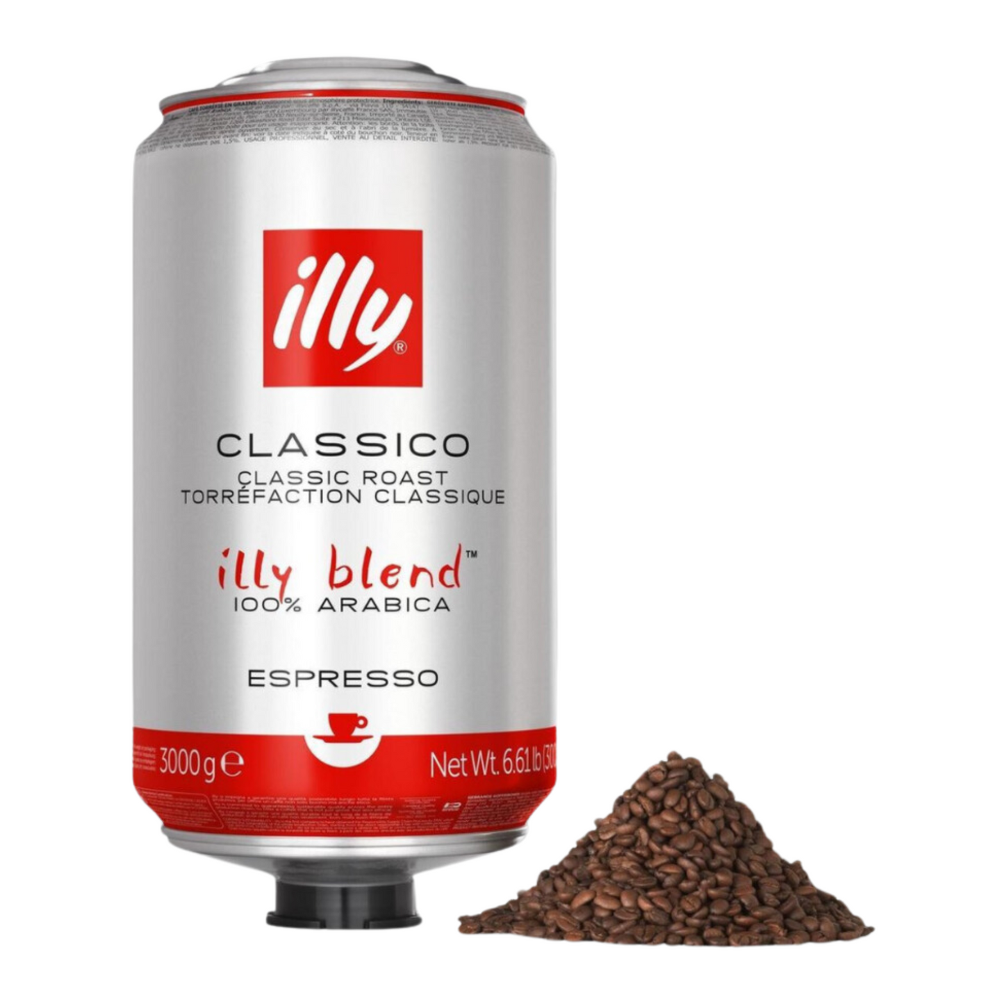 illy Espresso Beans 3kg Drum (Case of 2)